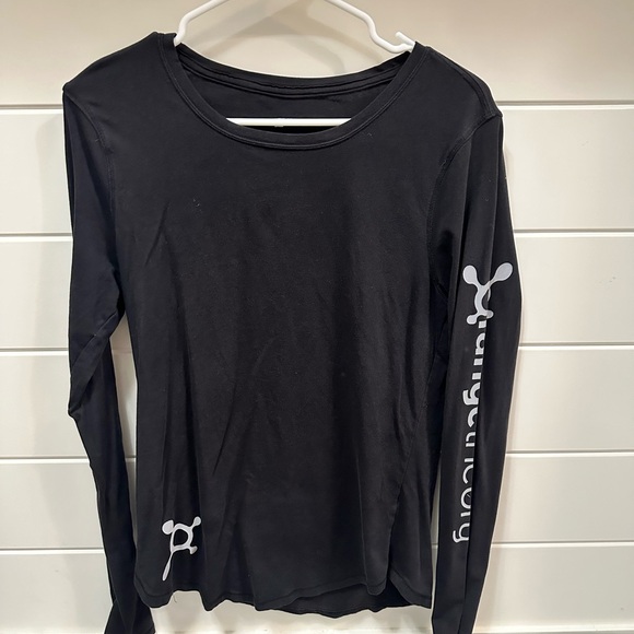 Orangetheory Tops - Orangetheory Long Sleeve Blk Tee, size Small